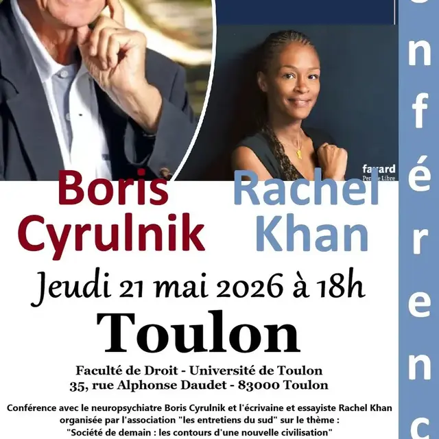Conférence Boris Cyrulnik - Rachel Khan_Toulon