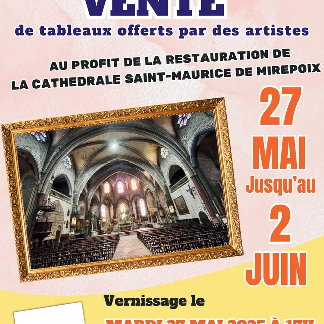 Exposition  - Vente de tableaux_Mirepoix