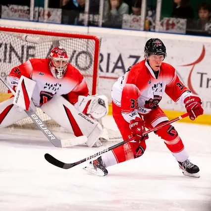 Match de championnat hockey sur glace_Morzine