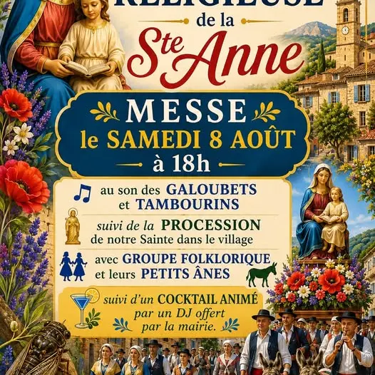 Fête de la Sainte Anne_Ollières