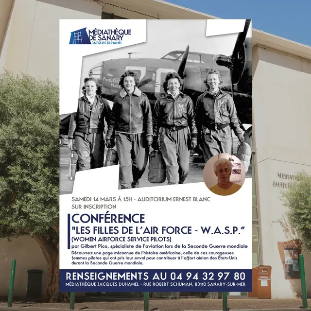 Conférence Les filles de l'Air Force - W.A.S.P_Sanary-sur-Mer