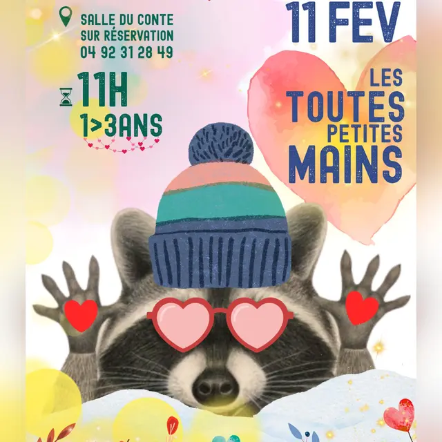 Histoires et ateliers créatifs : Les toutes p'tites mains_Digne-les-Bains