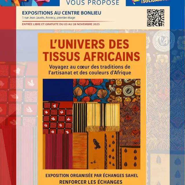 Exposition : l'univers des tissus africains_Annecy