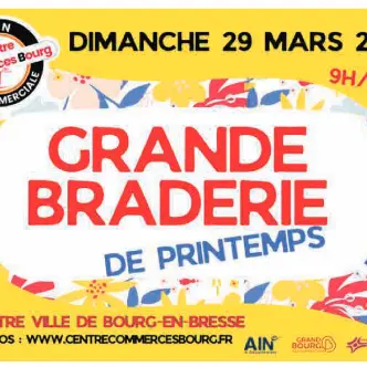 Affiche Braderie de Printemps 2026