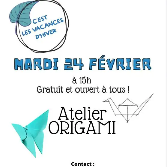 Atelier Origami des vacances de février_Tourrettes