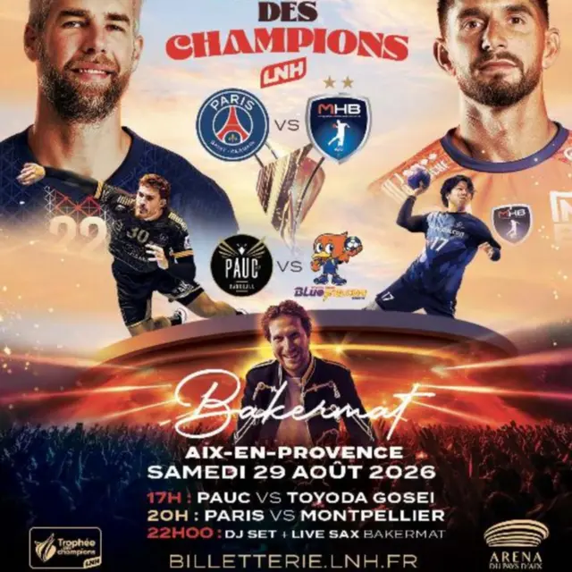 Sport - Trophée des champions de Handball_Aix-en-Provence