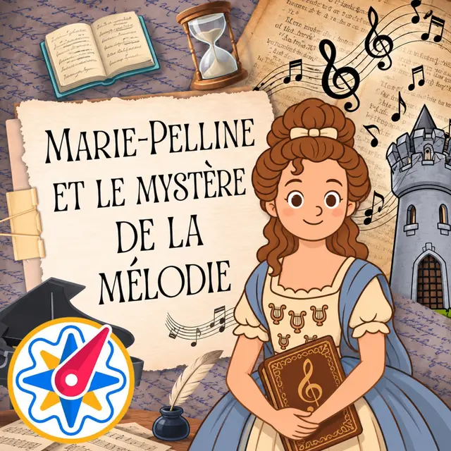Jeu de piste numérique Marie-Pelline et le mystère de la mélodie avec Baludik_Chabeuil
