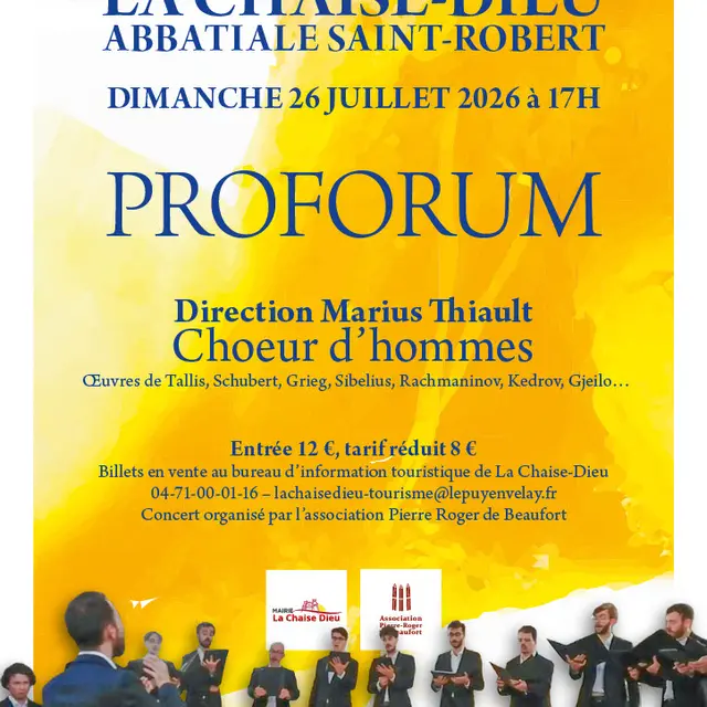 EVE-Concert « Proforum »_La Chaise-Dieu-Affiche
