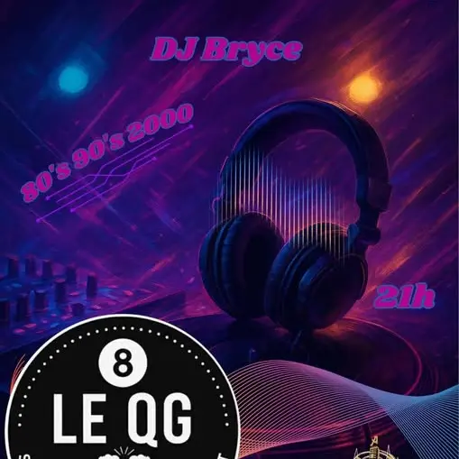 Soirée DJ : DJ Bryce - musiques des années 80 à 2000_Barjols