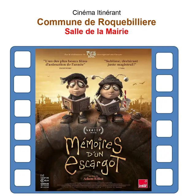 Cinéma Mémoires d'un escargot_Roquebillière
