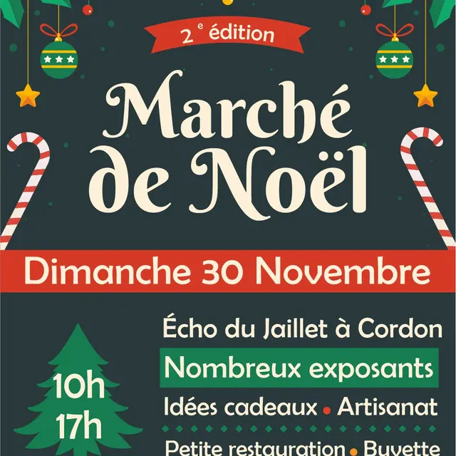 Marché de Noël de l'école de Cordon_Cordon