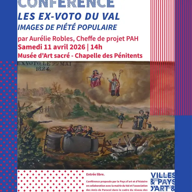 Conférence Les ex-voto du Val, images de piété populaire_Le Val
