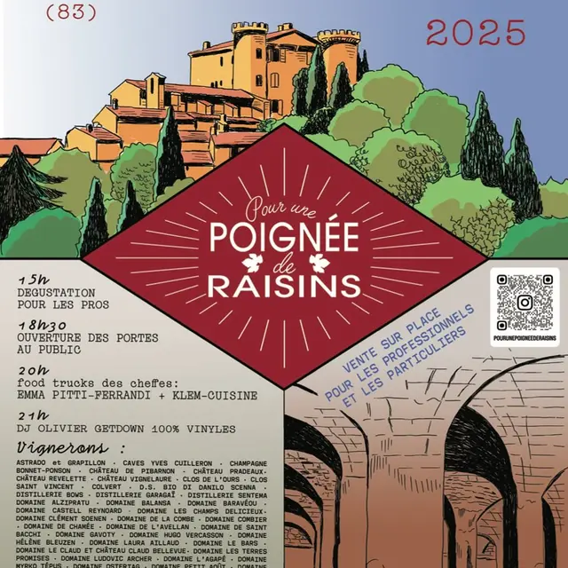 Dégustation de vins : Pour une poignée de raisins_Saint-Martin de Pallières