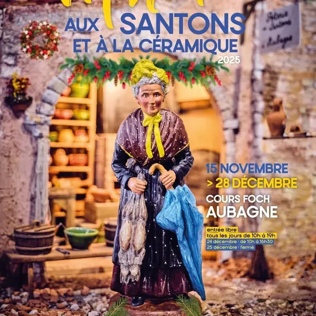 Marché aux santons et à la céramique_Aubagne
