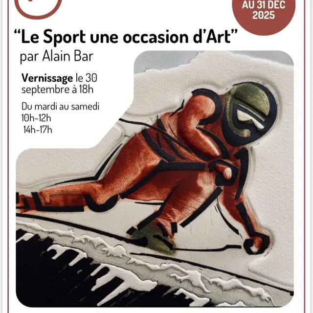 Bastide Sainte Cécile Pôle e-culturel. Exposition Le sport, une occasion d'art_Les Arcs sur Argens