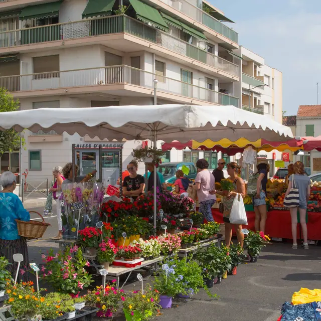 Marché fruits et légumes