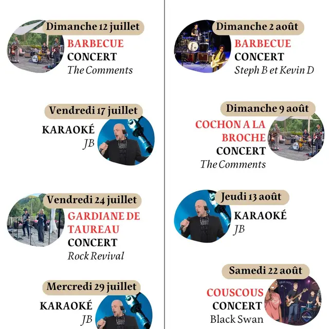 Soirée couscous & concert - Black Swan_Barbières