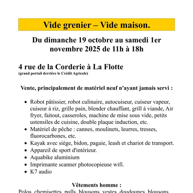 Vide Maison_La Flotte