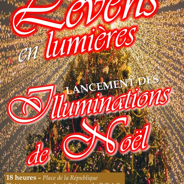 Lancement des illuminations de Noël de Levens_Levens