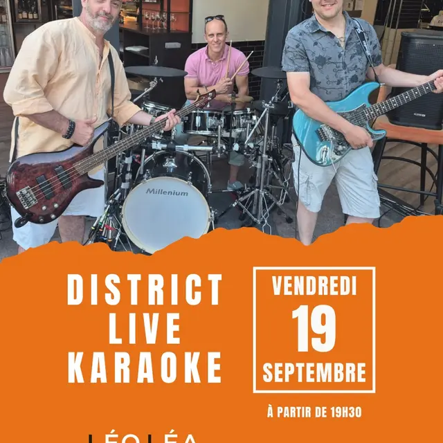 Les soirées du Léo Léa :  District live karaoke_Saint-Jean-Cap-Ferrat