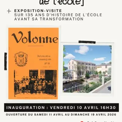 Exposition : Retour sur les bancs de l'école_Volonne