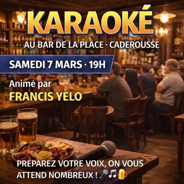 Soirée karaoké_Caderousse