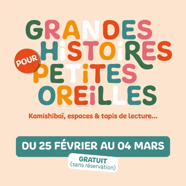 Semaine du livre 0-4 ans Grandes histoires pour petites oreilles_Montauban