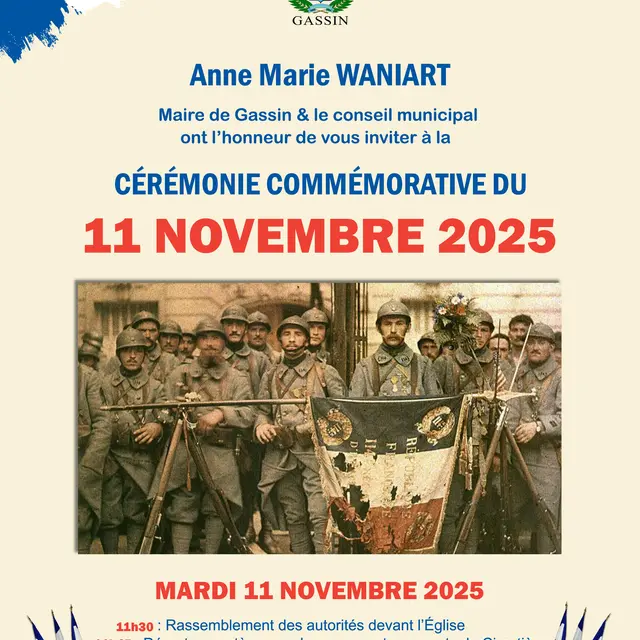 Cérémonie du 11 novembre_Gassin
