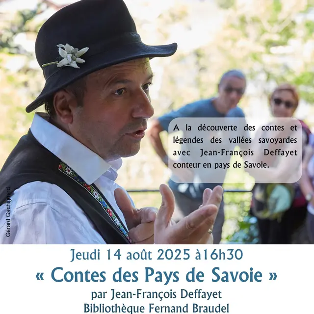 Contes des Pays de Savoie avec Jean François Deffayet_Saint-Gervais-les-Bains