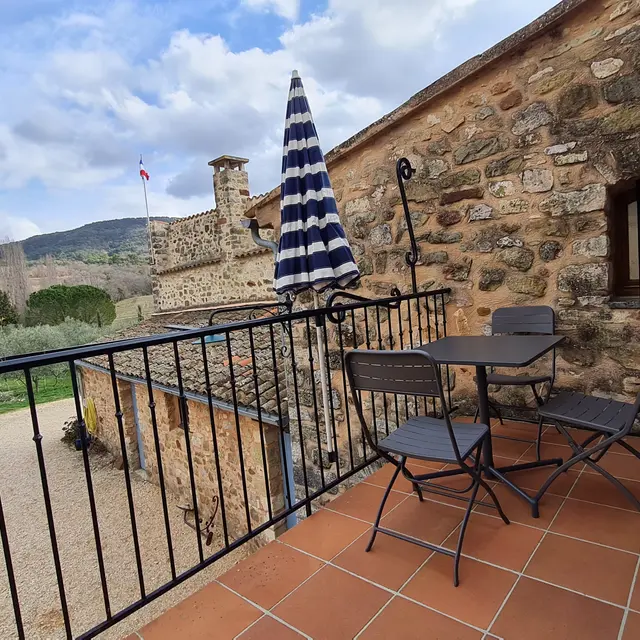 La terrasse privative