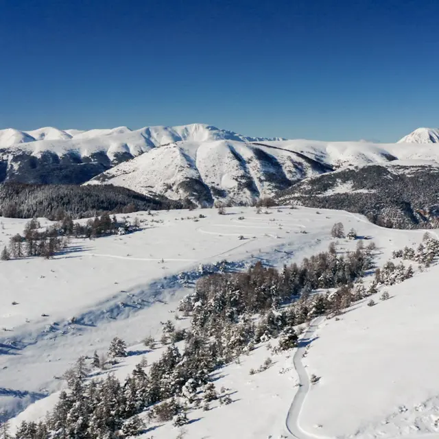 Parcours raquettes La Colle Saint Michel