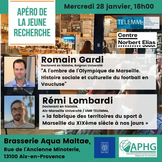 Apéro de la jeune recherche_Aix-en-Provence