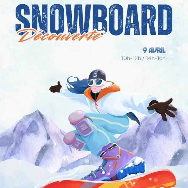Initiation au snowboard avec nos Reptils !_Orcières