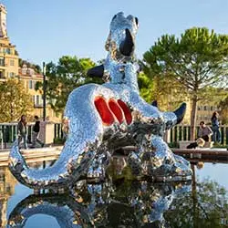 Médiation flash de l’œuvre Monstre du Loch Ness de Niki de Saint Phalle_Nice