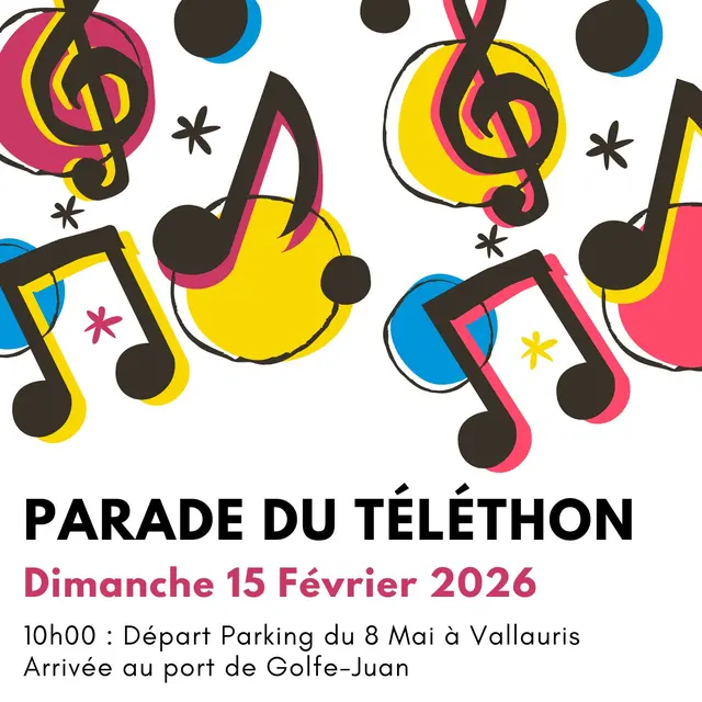 Parade du Téléthon_Vallauris Golfe - Juan