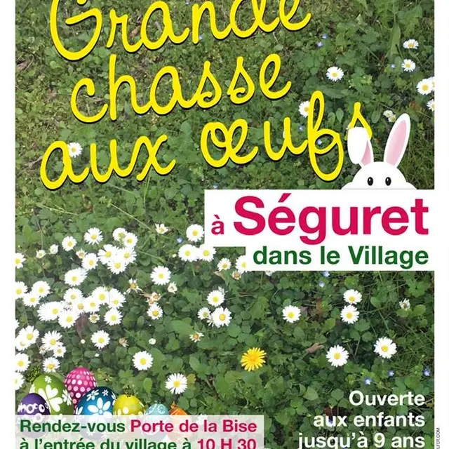 Chasse aux œufs au cœur du village de Séguret_Séguret