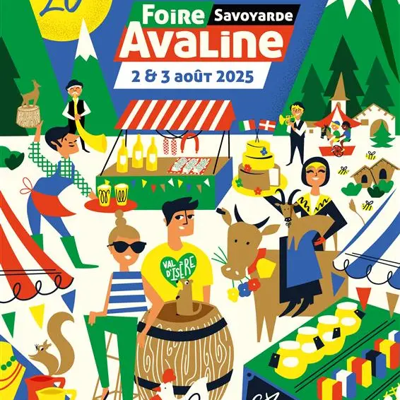 Affiche Foire Savoyarde Avaline_Val-d'Isère