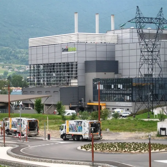 L'usine d'incinération des ordures ménagéres