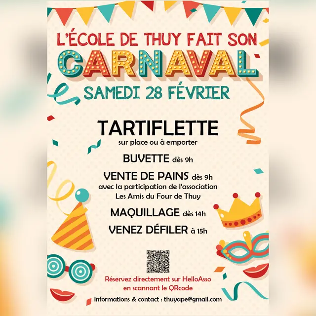 Carnaval à l'école de Thuy_Thônes
