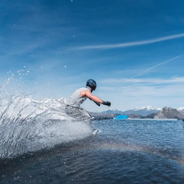 Waterslide et barbecue au snowpark_Dévoluy