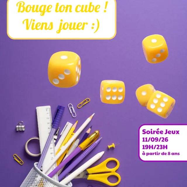 Affiche Soirées Jeux
