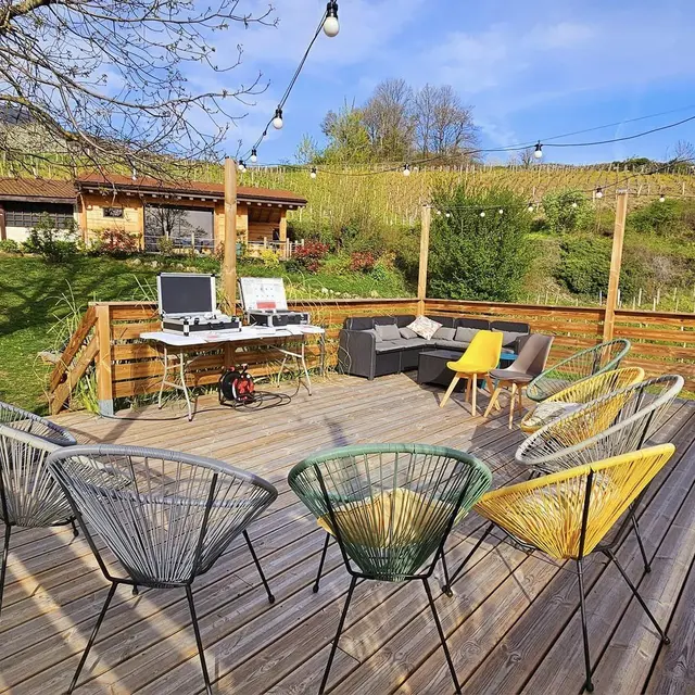 Réunion terrasse - L'étang de la Tourne
