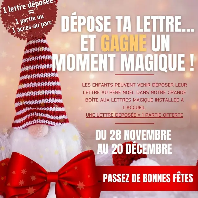 Boîte aux lettre du Père Noël au Bowling Star_Orange
