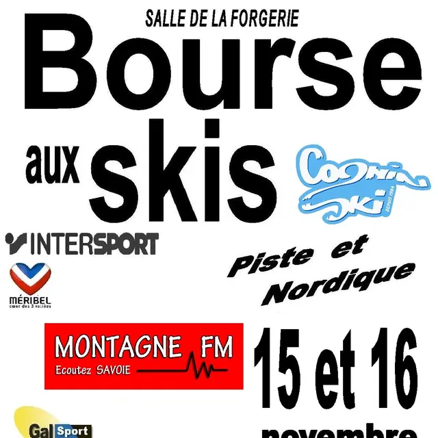 AFFICHE BOURSE AUX SKIS