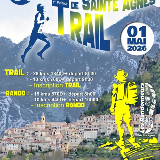 Rando Trail de Sainte Agnès_Sainte-Agnès