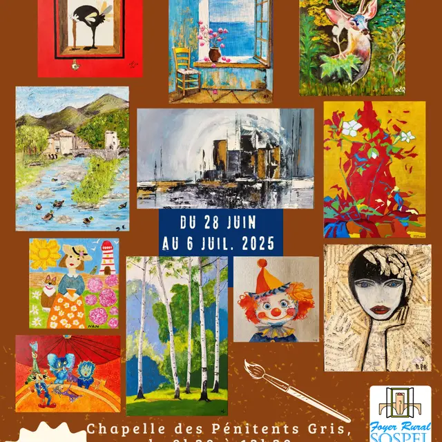 Vernissage exposition de peinture_Sospel