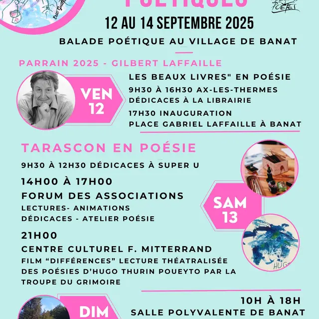 Le Salon du Livre des ESTIVADES POÉTIQUES_Tarascon-sur-Ariège