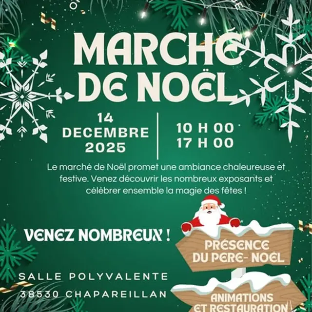 Marché de Noël -Salle Polyvalente - Chapareillan