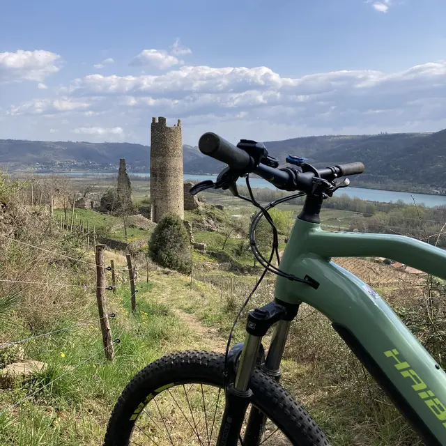 Les rives de l'Ozon VTT VTTAE Tour d'Arras sur rhône