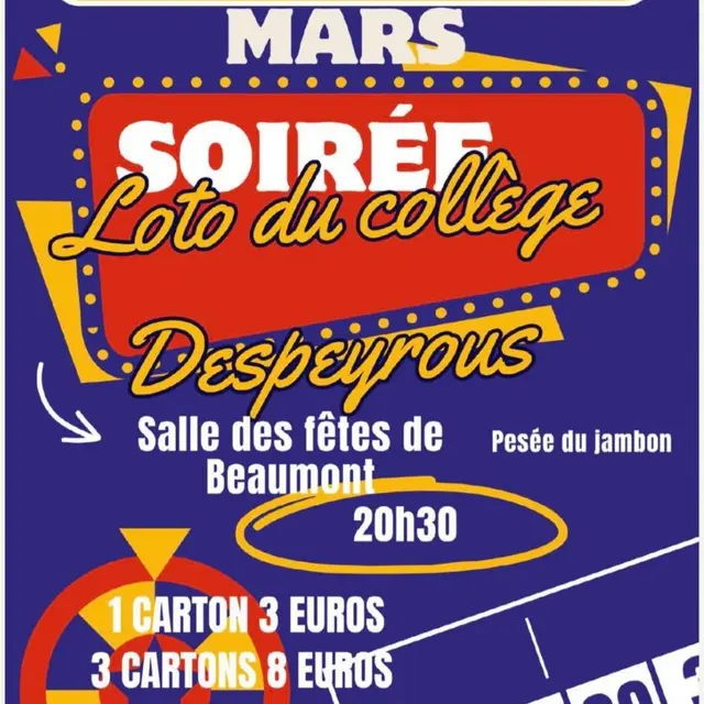 Loto du collège Despeyrous_Beaumont-de-Lomagne
